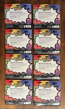 🔥 LOT OF 8 Pokemon Ascended Heroes Tech Sticker Collection 3pk SEALED IN-HAND - Image 2
