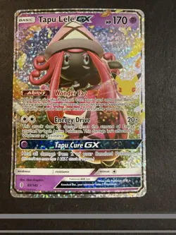 NM Pokemon TCG Tapu Lele GX 60/145 Ultra Rare Celebrations Classic - Image 1