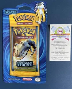 pokemon ex unseen forces blister pack Factory Sealed steelix artwork Beautiful - Image 1