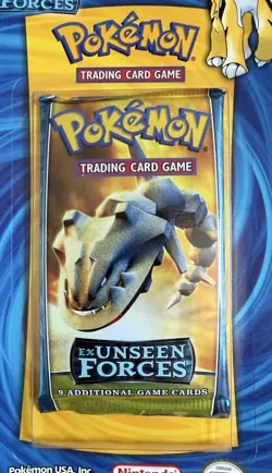 pokemon ex unseen forces blister pack Factory Sealed steelix artwork Beautiful - Image 4