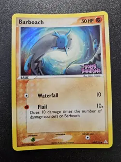 Pokemon EX Holon Phantoms Barboach Stamped Reverse Holo 60/110 NEAR MINT - Image 1