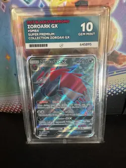 2017 POKEMON SM BLACK STAR PROMO #SM84 FULL ART/ZOROARK GX Ace 10 - Image 1