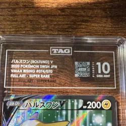 Pokemon Boltund V 074/070 VMAX Rising Full Art Super Rare TAG 10 Japanese - Image 2