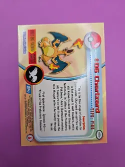 2000 Pokemon Topps Series 1 Charizard #06 - Regular - NM - Image 2