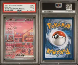 Pokemon Mew ex 053 SVP EN 151 Ultra-Premium Collection Promo Foil PSA 9 180 HP - Image 1