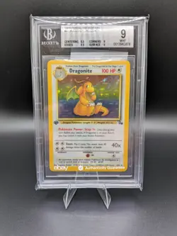 Pokemon TCG 1999 Dragonite 1st Edition Fossil Holo R - BGS 9 - Image 1