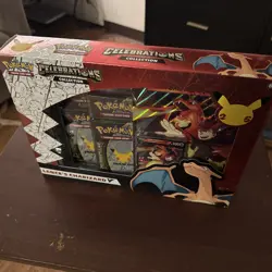 Pokemon TCG Celebrations Collection Lance's Charizard V Box NEW Factory Sealed 820650101625 - Image 3