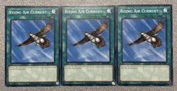 Rising Air Current SRL-EN099 (x3) Common Unlimited Edition NM - Image 1