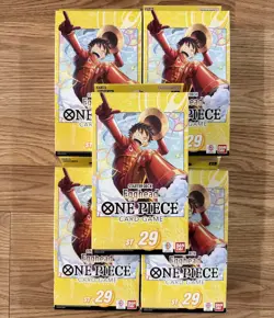 Lot Of 5! ONE PIECE ST29 STARTER DECKS ENGLISH - EGGHEAD ST 29 DECK ENG SEALED - Image 1