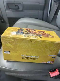 One Piece TCG Tin Pack Set Vol. 2 Set Lot Of 12 TS-02 Display English New - Image 1
