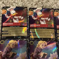 5 Sets Disney Lorcana Festival Of The Arts Rapunzel & Donald Duck EPCOT Promo - Image 3