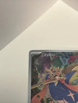 Zacian 100/094 Illustration Rare IR Phantasmal Flames Pokemon TCG Card Nm - Image 2