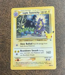 Light Toxtricity SWSH137 Celebrations Black Star Promo Holo Pokemon Card' - Image 1