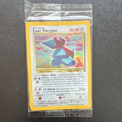 Cool Porygon Promo Card Black Star #15 NEW SEALED Pokemon TCG Holo - Image 1
