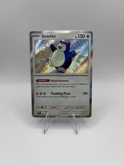 Pokemon TCG Snorlax Baby Shiny 202/091 Paldean Fates Holo Card in NM Condition - Image 1