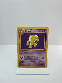 Pokemon TCG Hypno Card 23/62 Fossil Regular Rare (HP) - Image 1