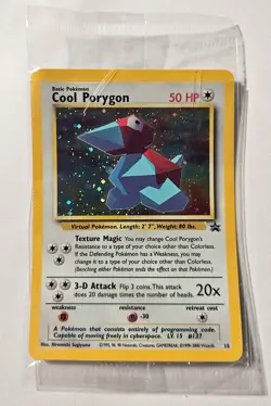 Pokemon TCG Card - Cool Porygon Holo Promo Black Star #15 (NEW AND SEALED!!) - Image 4