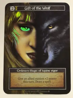 Gift of the Wolf FOIL Ordinary Gothic Earth NM Sorcery: Contested Realm - Image 1