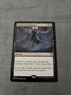 Wizards of the Coast Kindred Dominance Commander Wilds Rare Black Sorcery #113 - Image 1