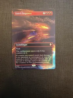 MTG TLA 297 Fated Firepower NM EN Borderless Foil - Image 1