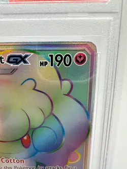 2019 Pokemon S&M Unbroken Bonds Whimsicott GX #226 | SECRET RARE | PSA 10 GM MT - Image 3