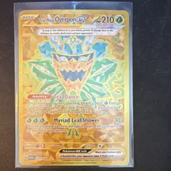 Pokemon TCG Teal Mask Ogerpon Ex 221/167 Twilight Masquerade Hyper Rare Holo - Image 1