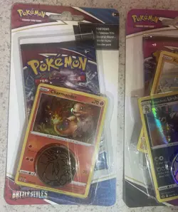 Pokemon TCG Lot 3 Sealed Hanger Packs Battle Styles Fusion Strike Evolving Skies - Image 4