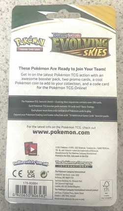 Pokemon TCG Lot 3 Sealed Hanger Packs Battle Styles Fusion Strike Evolving Skies - Image 5