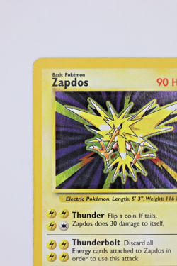2000 Pokemon – Zapdos – Base Set 2 – Holo Rare 20/130 [MP - LP] - Image 4