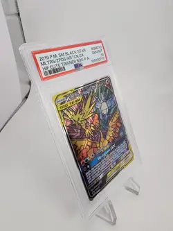 2019 POKEMON HIDDEN FATES ETB PROMO FULL ART/MOLTRES ZAPDOS ARTICUNO GX PSA 10 - Image 2