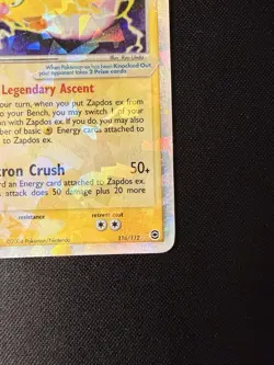 Pokemon TCG Zapdos ex 116/112 EX FireRed & LeafGreen Holo Rare 110 HP - Image 5