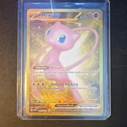 Pokemon TCG Mew Ex 193/165 Sv: Scarlet & Violet 151 Ultra Rare Full Art Holo - Image 1