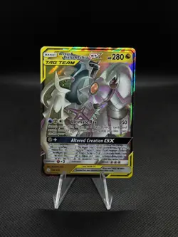 Arceus & Dialga & Palkia GX - 156/236 Cosmic Eclipse Ultra Rare Pokemon - NM - Image 1