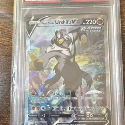 Pokemon Rapid Strike Urshifu V 153/163 Battle Styles Ultra Rare Holo PSA 9 - Image 2