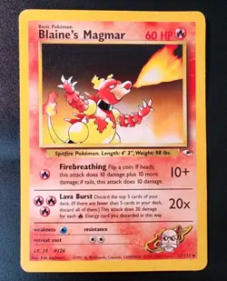 2000 Gym - Heroes Blaine’s Magmar Basic/Uncommon #37 (011) - Image 1