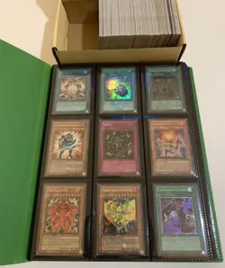 Yugioh Cards, Binder Collection God Cards, Blue-Eyes White Dragon Magicians - Image 1