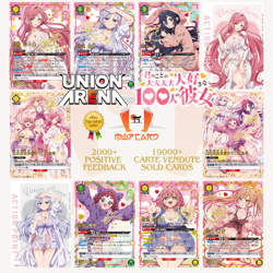 Union Arena The 100 Girlfriends UA26BT ALL SR PARALLEL JAP Card List PREORDER - Image 1