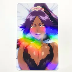 Bleach Yoruichi Shihouin Sexy Doujin Waifu Girl Anime Art Goddess Card - Image 1