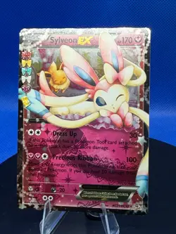 Sylveon EX RC21/RC32 NM Pokemon Card TCG 2016 Generations Radiant Collection - Image 1