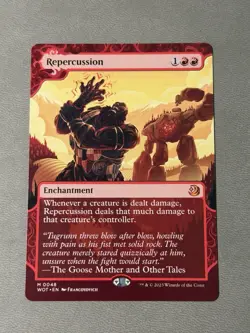 MTG Repercussion #0048 NM, English Wilds of Eldraine: Enchanting Tales - Image 1