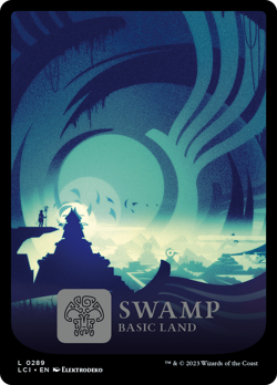 Swamp (FOIL) x1 - MTG The Lost Caverns of Ixalan LCI #289 - Image 1