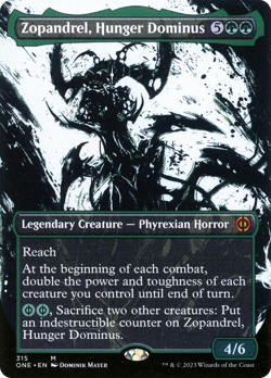Zopandrel, Hunger Dominus (FOIL) x1 - MTG Phyrexia: All Will Be One ONE #315 - Image 1