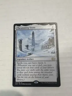 THRUMMING STONE # 315 (NM) Double Masters 2022 2X2 Magic MTG LC1 - Image 1