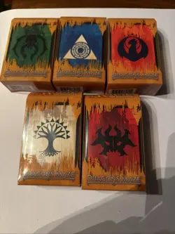 (5) 2013 MTG Dragon’s Maze Prerelease Sealed Kits! 5x Sealed Lot - Image 1