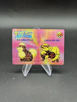 Growlithe Holo Pokemon Vintage Pocket Monsters Vending Prism Sticker 1218 - Image 1