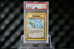 1999 POKEMON FOSSIL ENERGY SEARCH 1ST EDITION #59 PSA 9 MINT 59/62 6254 - Image 1