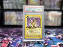 Pokemon Team Rocket Dark Jolteon 1st Edition PSA 10 38/82 English - Image 1