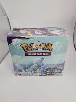 Chilling Reign Booster Box - New Factory Sealed - Pokemon TCG Sword & Shield 820650818462 - Image 1