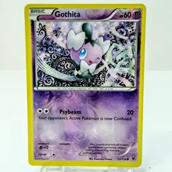 Gothita 32/124 XY Fates Collide Reverse Holo Pokemon NM - Image 1