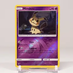 LP Pokemon Mimikyu - 58/145 - Holo Rare - Reverse Holo Lightly Played Guardians - Image 1